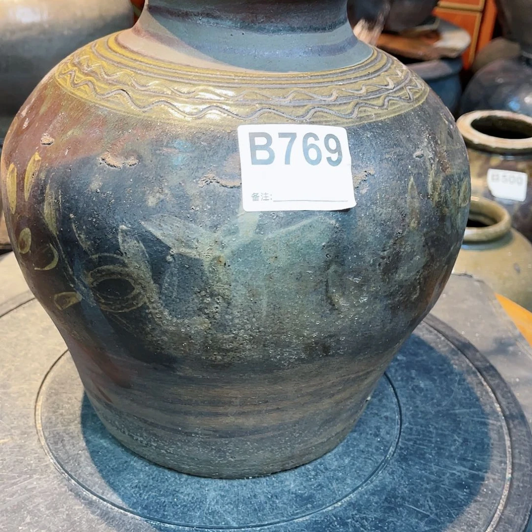 美***活翔宇老物件老陶罐b769