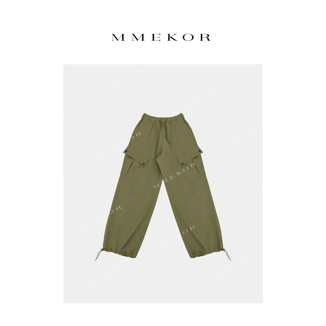MMEKOR“绿豆裤”2025新款秋款摩登街头时尚百搭休闲裤 79965