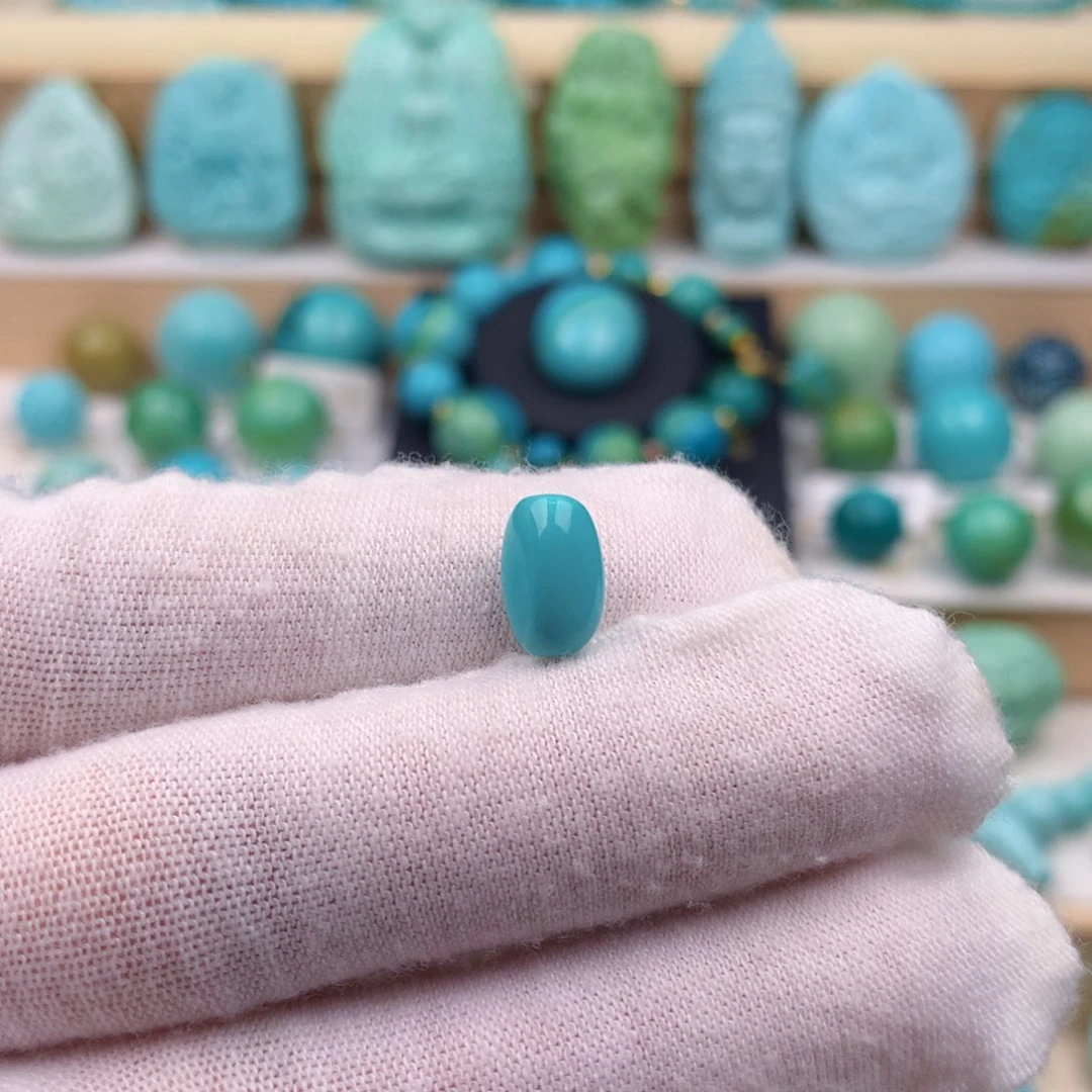 未镶嵌绿松石珠宝奇石卡6.6