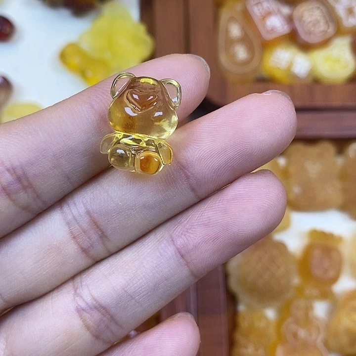 吊坠橄榄核小熊92