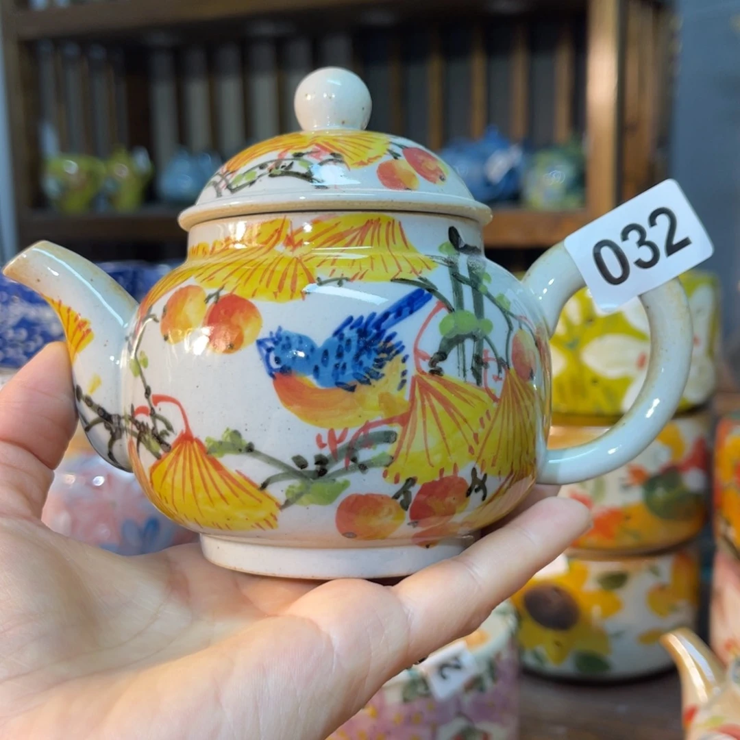 杯素浅陶瓷手工手绘