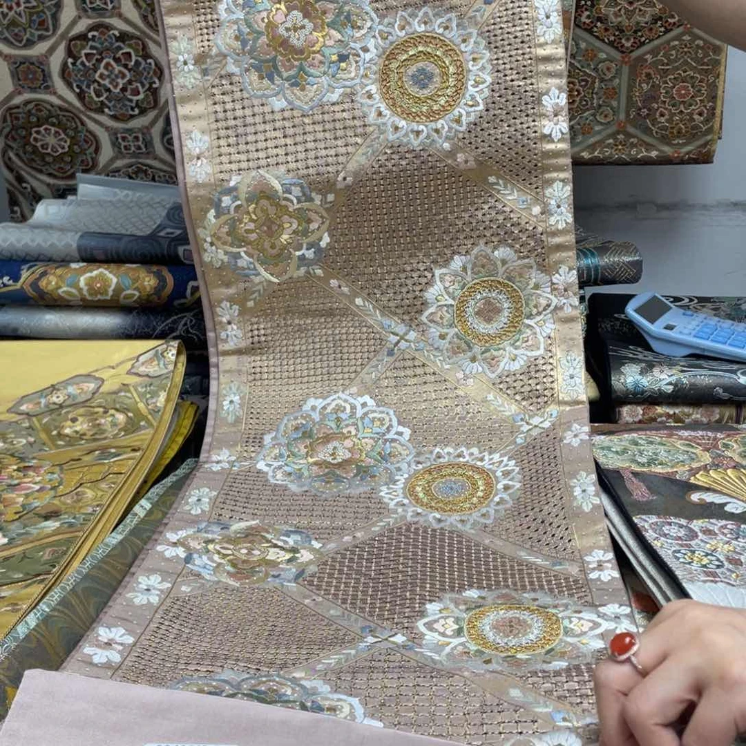 刺绣唐锦桑蚕丝正绢面料