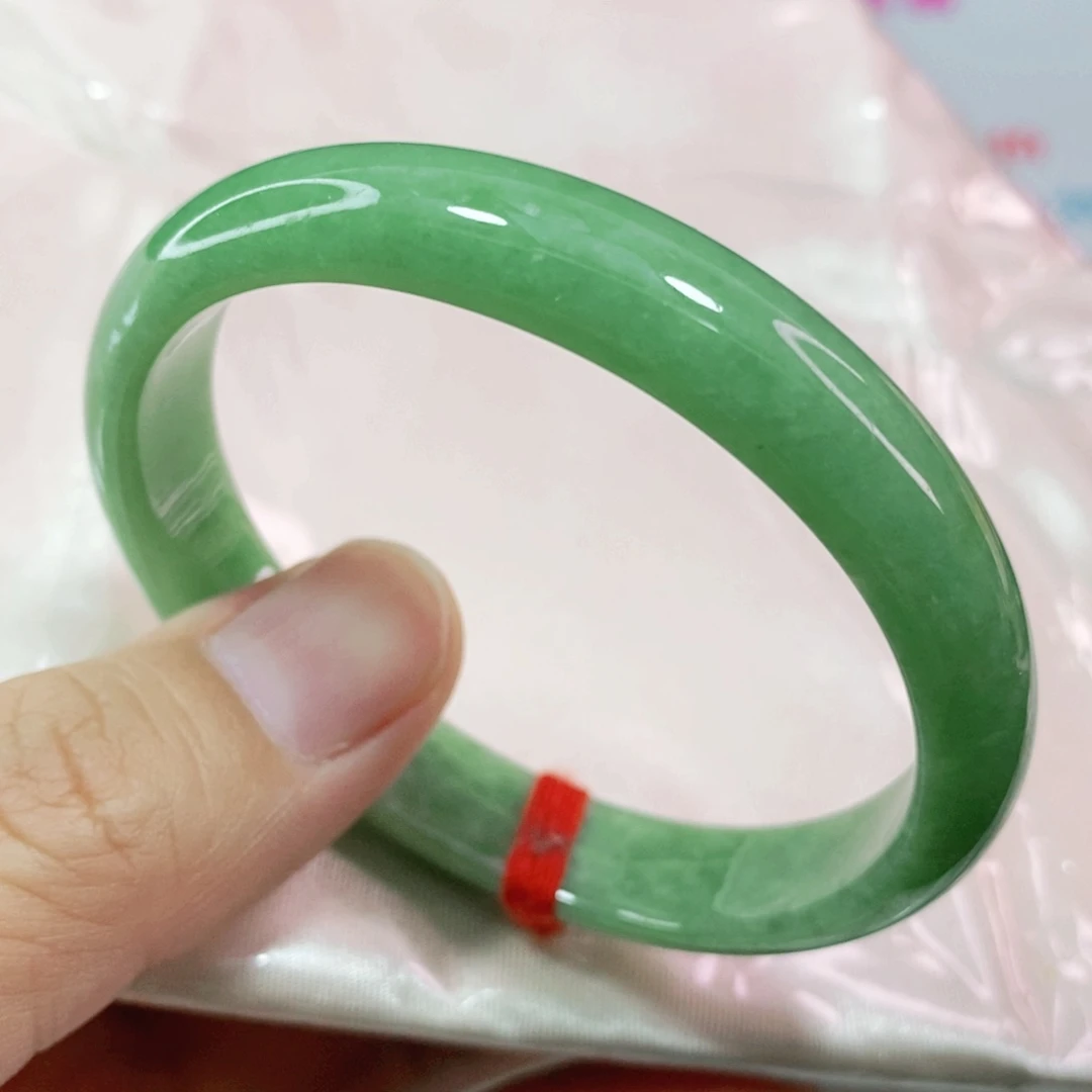 未镶嵌手镯翡翠53.2圈口贵妃捡漏