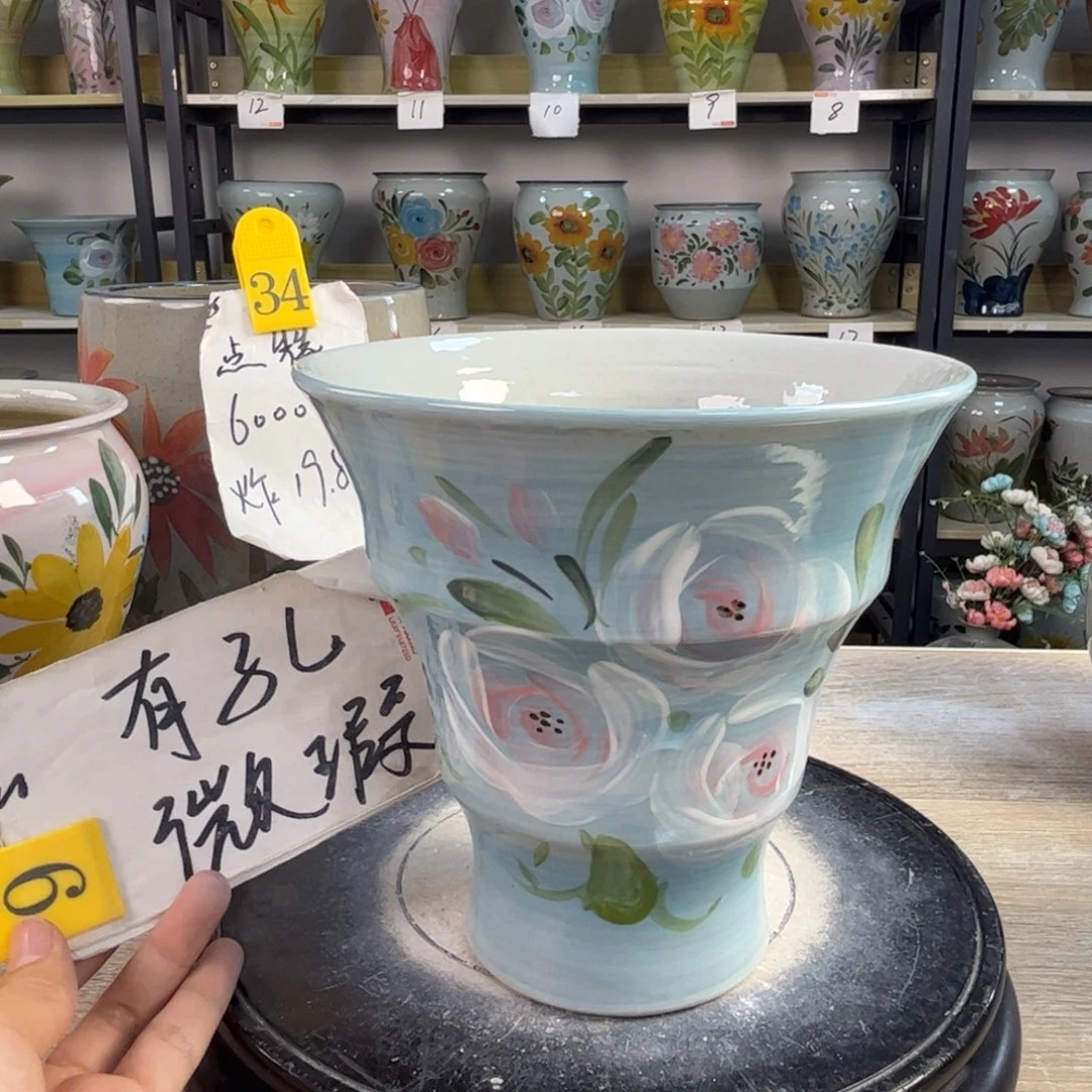 罐1tc景德镇陶瓷花盆