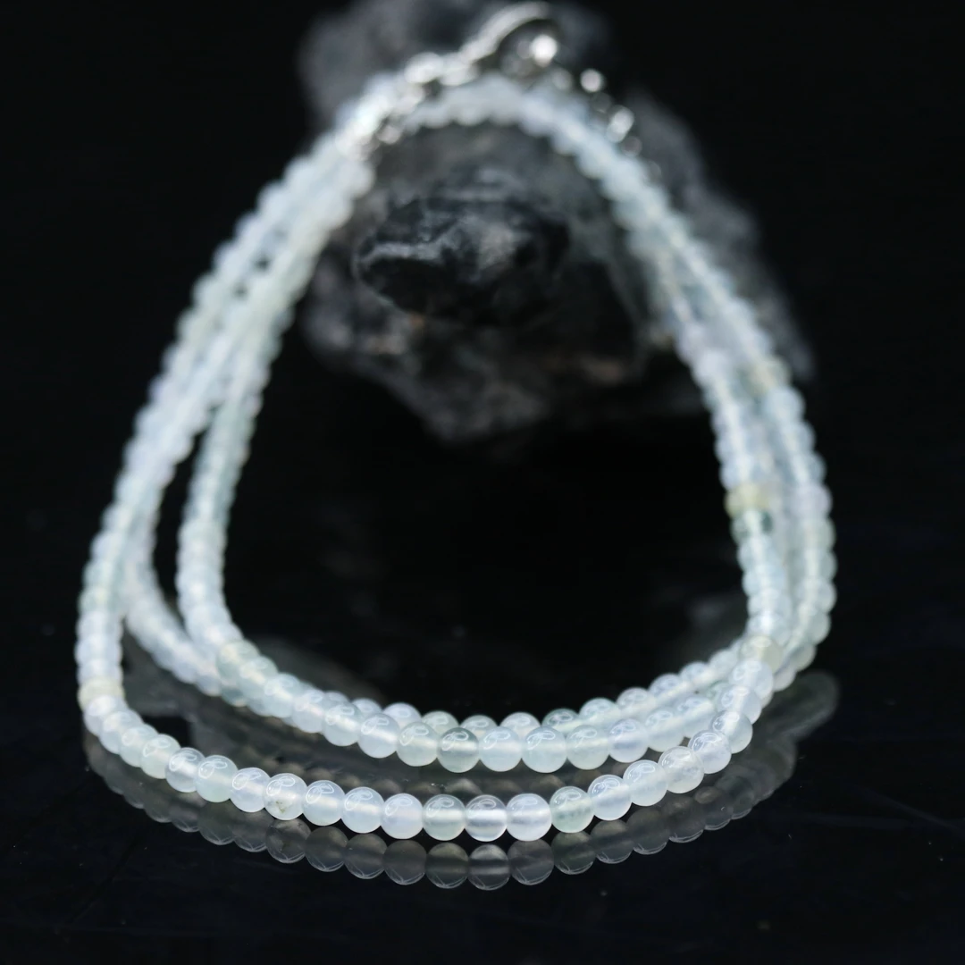 FC21天然缅甸翡翠A货珠链/100454/保利厦门拍卖