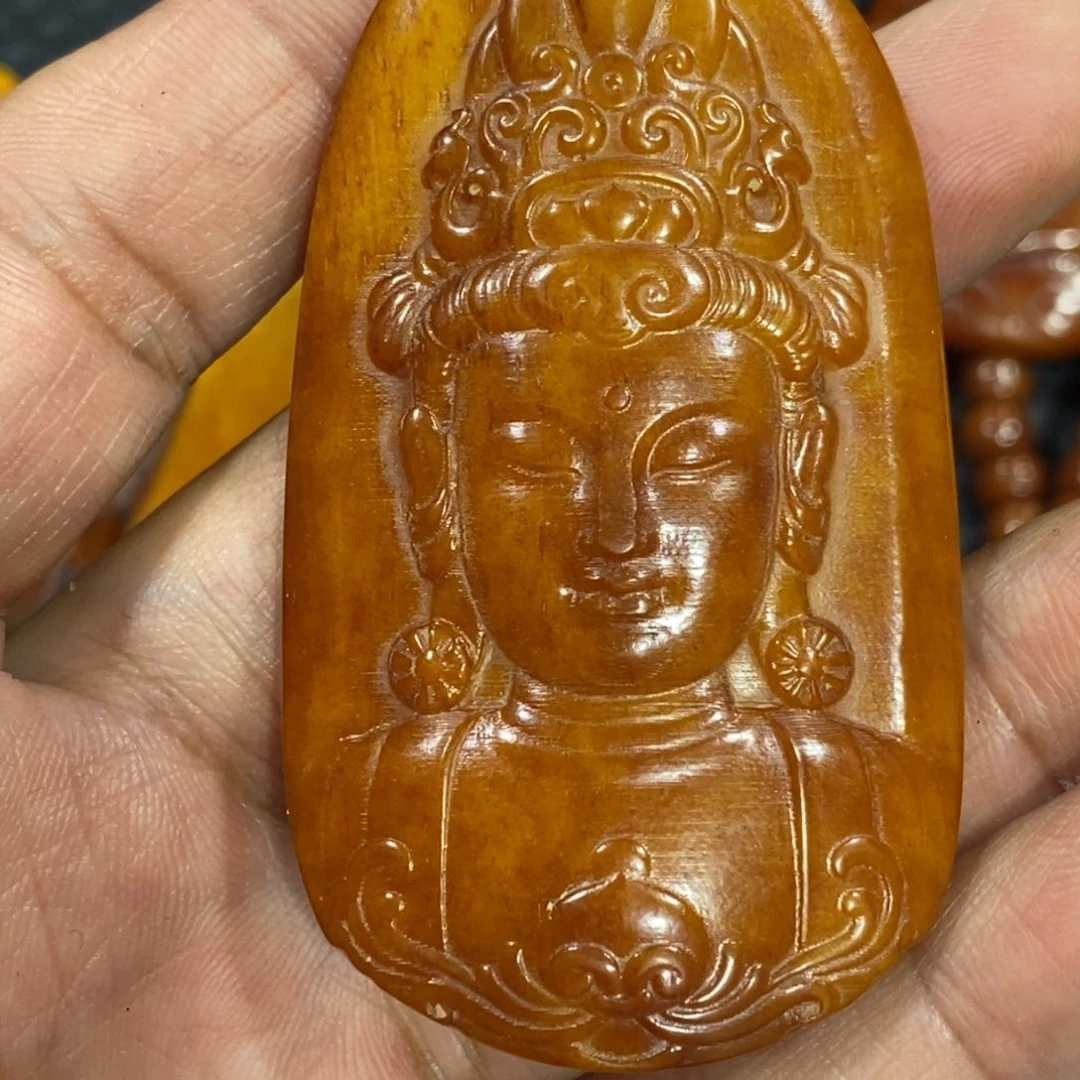 滴血莲花菩提吊坠