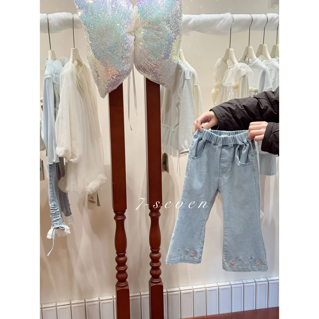 7Seven·25春~卡通图案牛仔裤7657（汉服裤子）