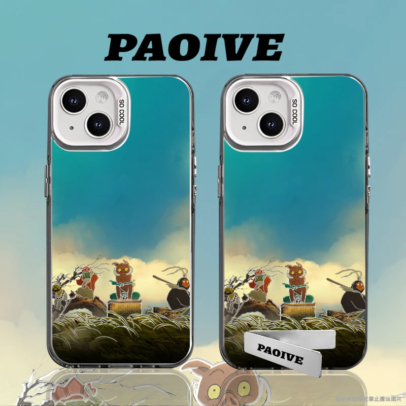 浪浪山小妖怪适用苹果华为vivoiPhone小米三星防摔彩银手机壳
