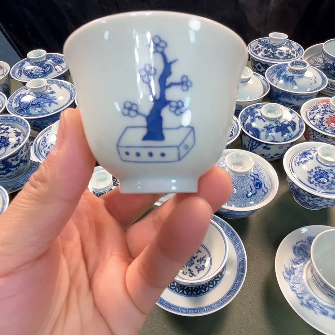 杯青花瓷器青花瓷器