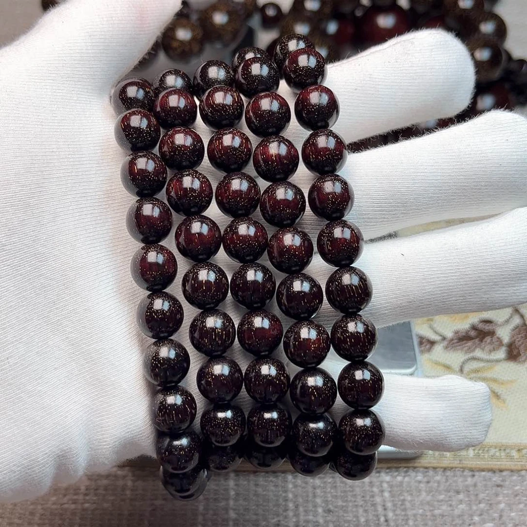 檀香紫檀（小叶紫檀）1.0 108颗 满星