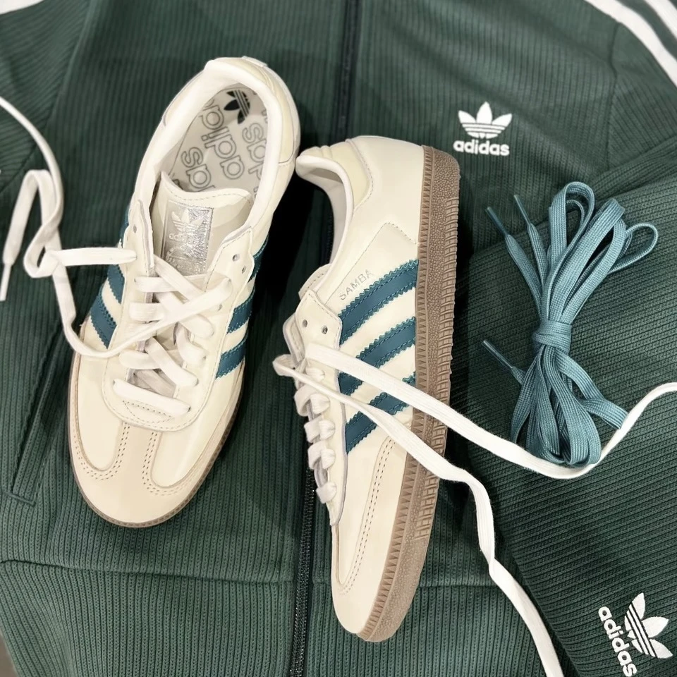 adidas/阿迪达斯三叶草女鞋SAMBA 德训鞋复古经典运动板鞋IG1963