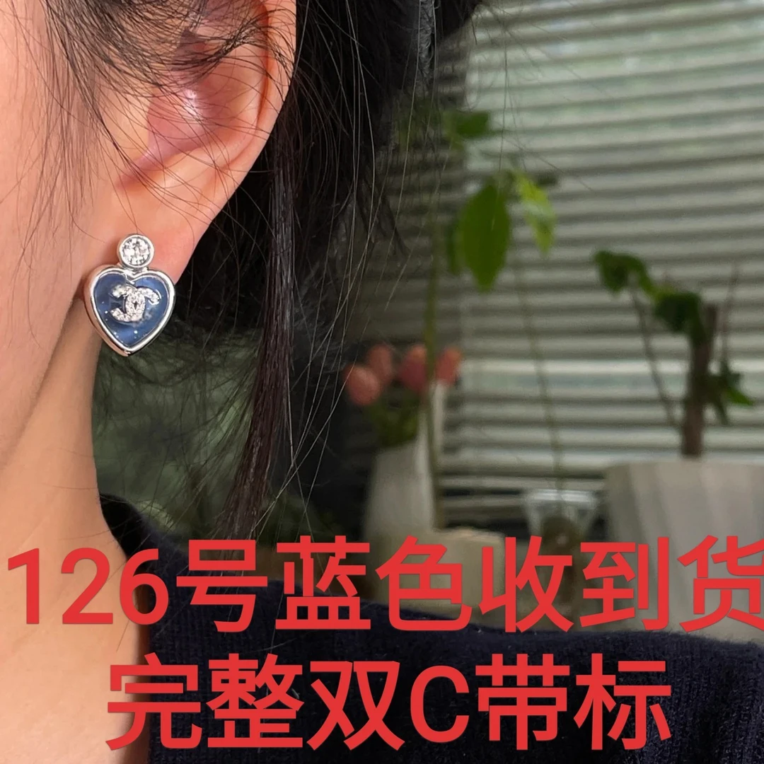 铜合金耳饰 126小香风香奈耳饰收到货对版正确标志