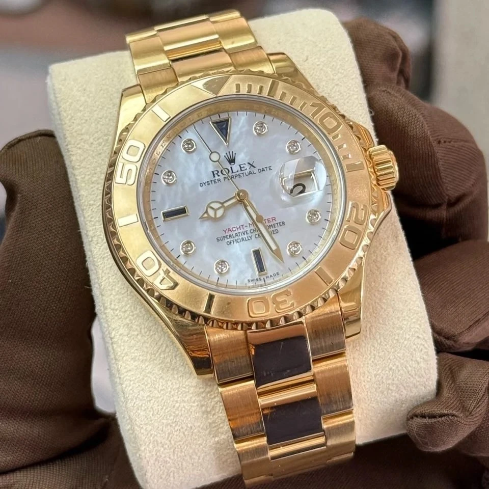 99新 Rolex/劳力士 小花Jerry 经典游艇名仕系列机械表36mm
