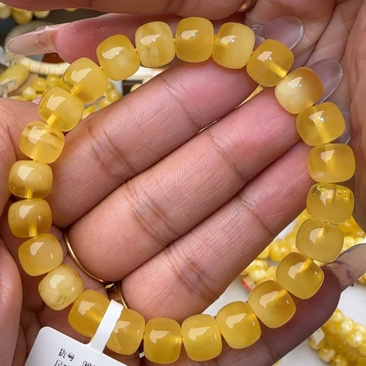 手链蜜蜡未镶嵌聚宝盆老型手串