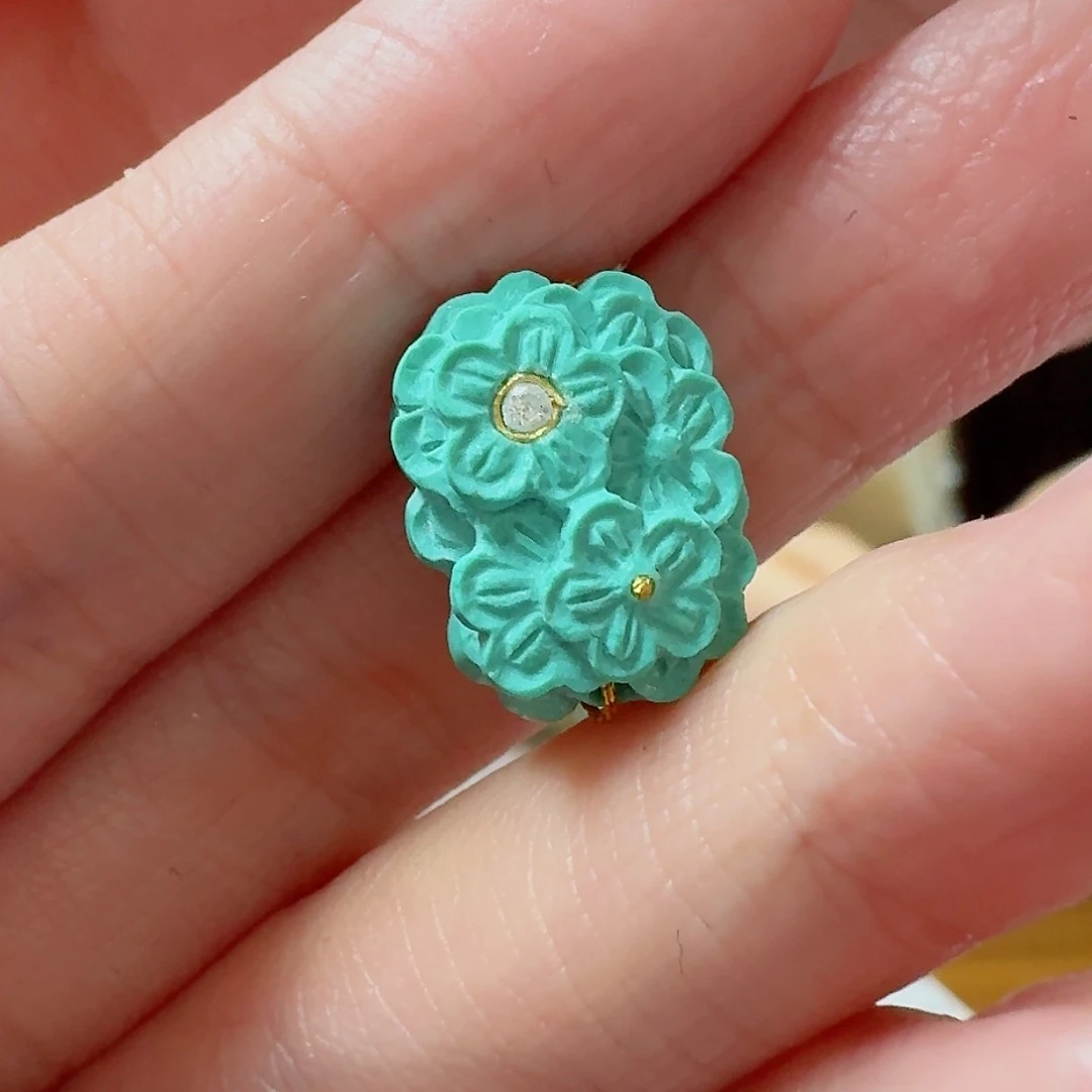 绿松石珠宝奇石未镶嵌