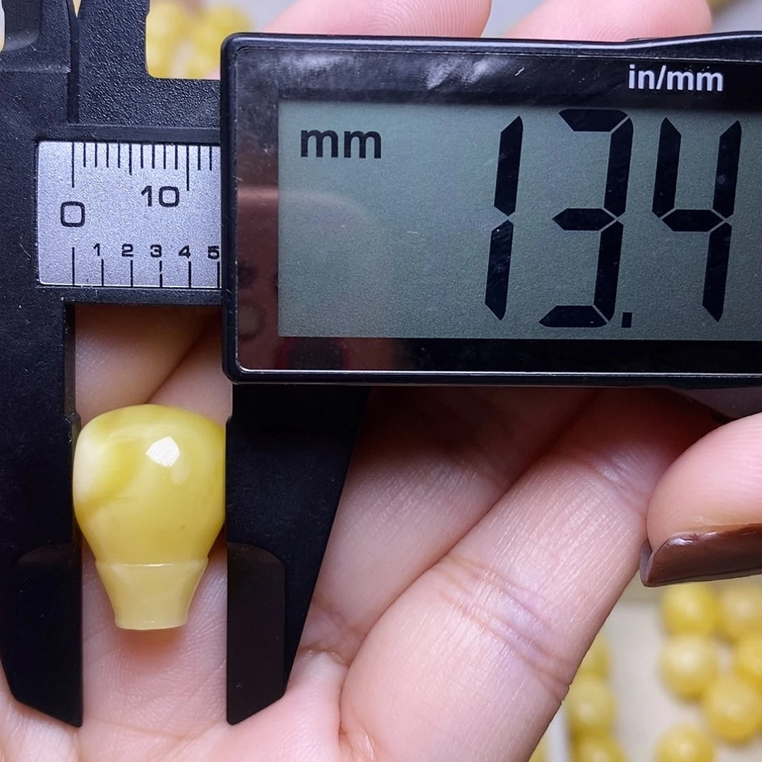 裸石琥珀未镶嵌蜜蜡三通