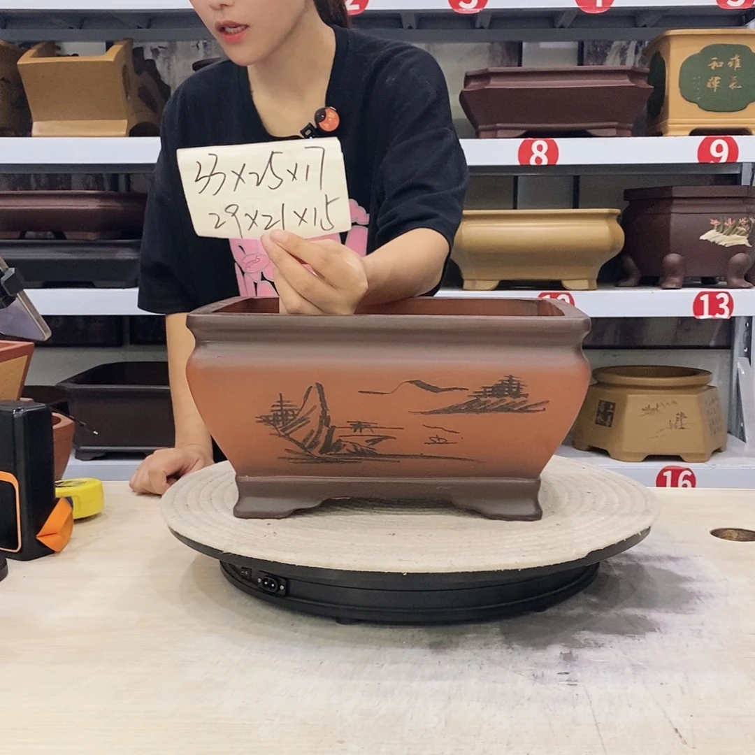 紫砂花盆紫砂花盆