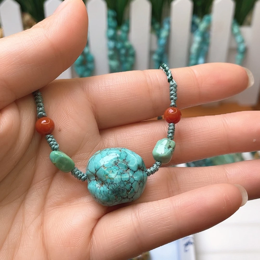 未镶嵌绿松石手链