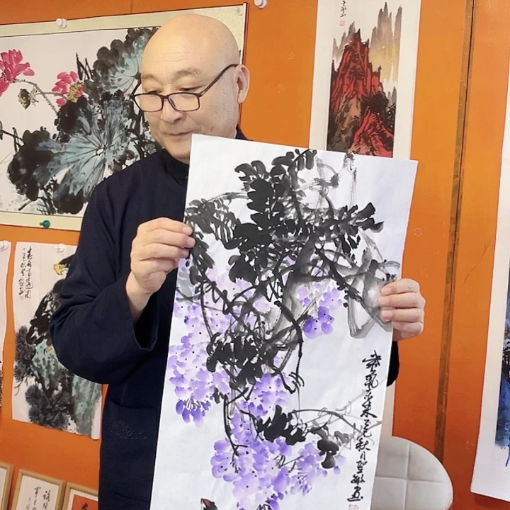 国画张圣敏先生纯手绘作品