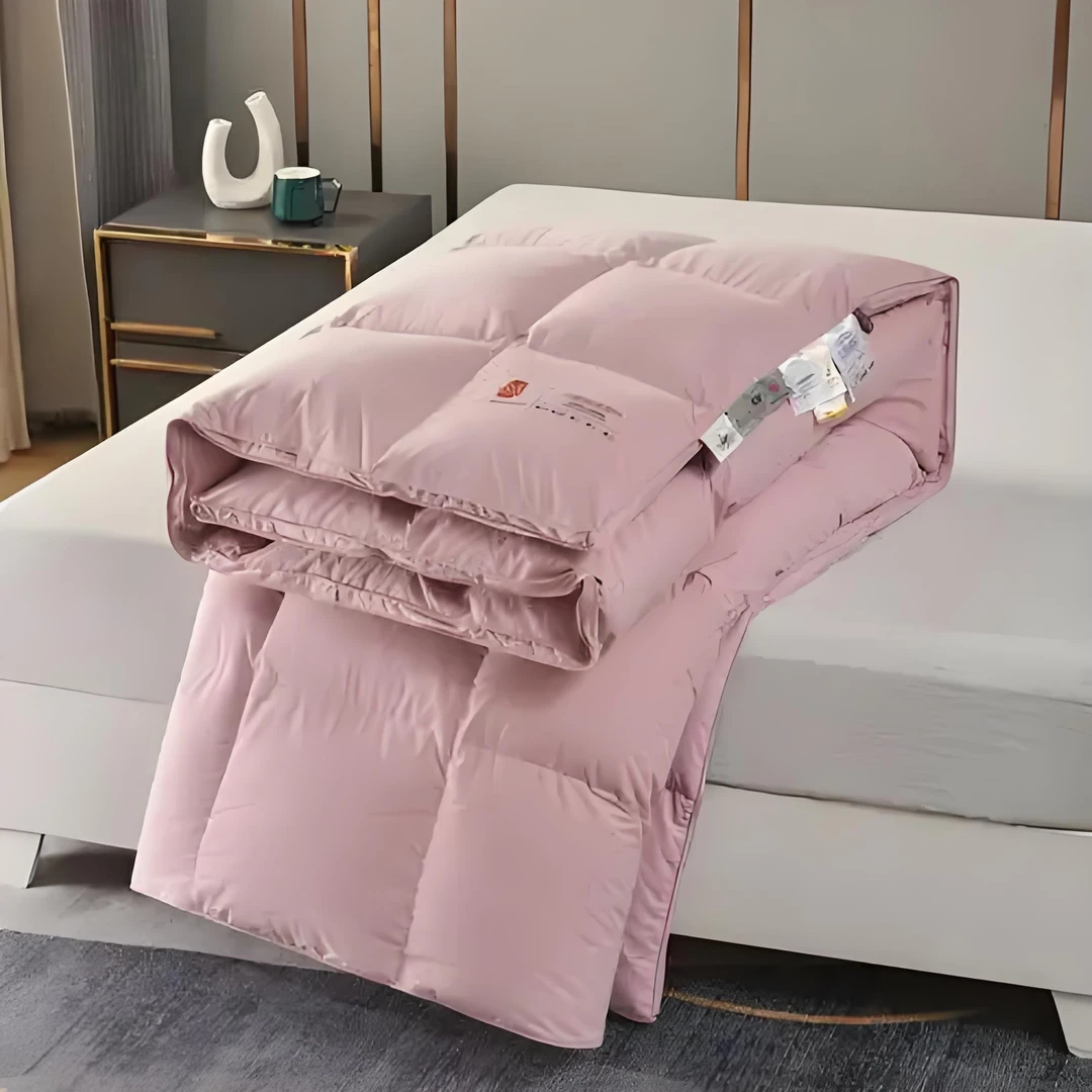 95白鹅绒保暖冬季柔软鹅绒被.布套颜色随机羽绒被秋冬被被芯被子