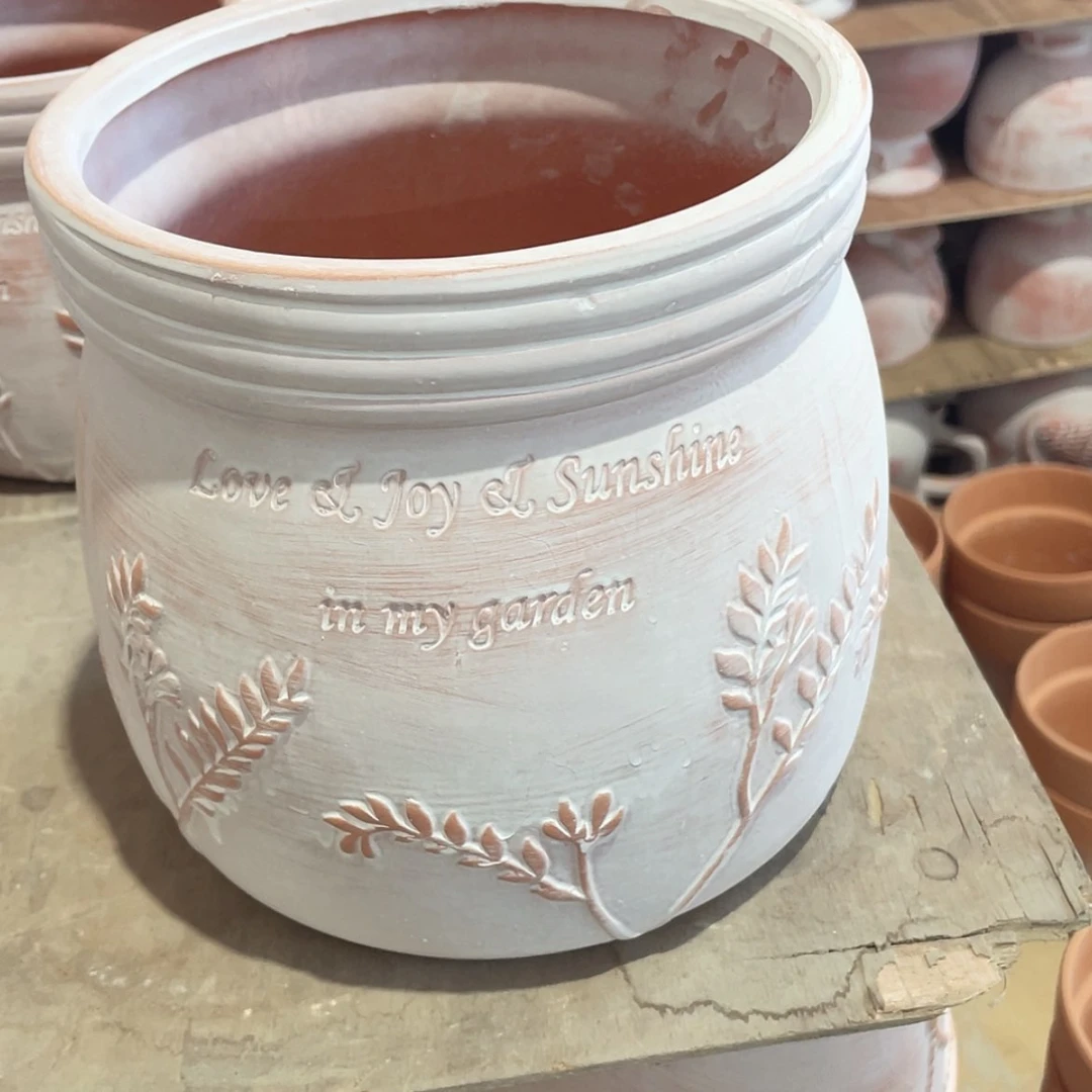 【闪购商品】红陶复古树叶糖罐18-18