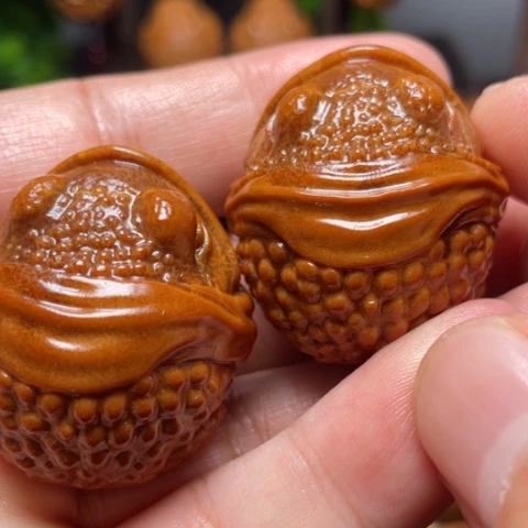 橄榄核手串/手链大嘴哇手球一对3.5左右