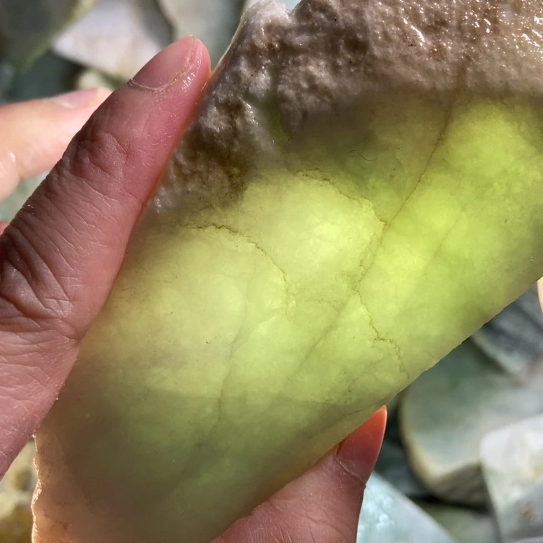 翡翠未镶嵌挂件天然翡翠