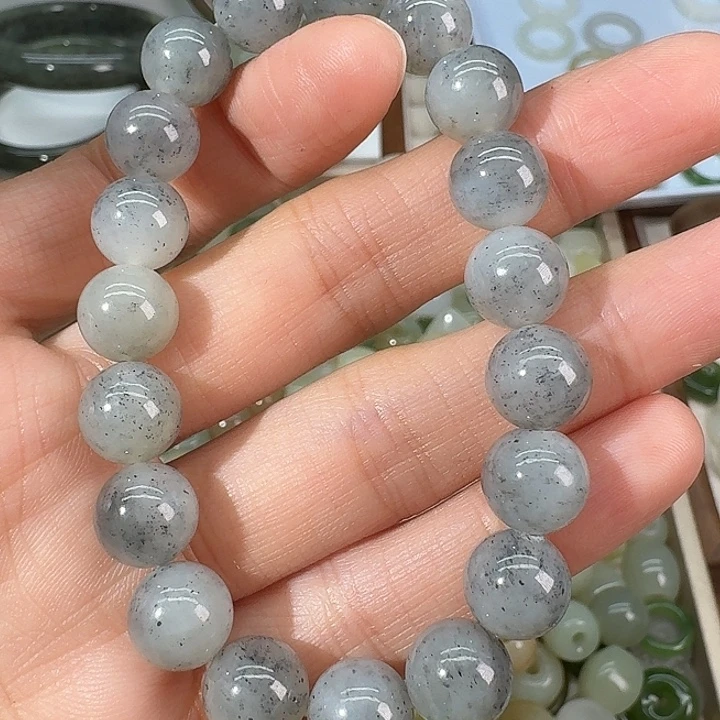 和田玉未镶嵌手链10mm
