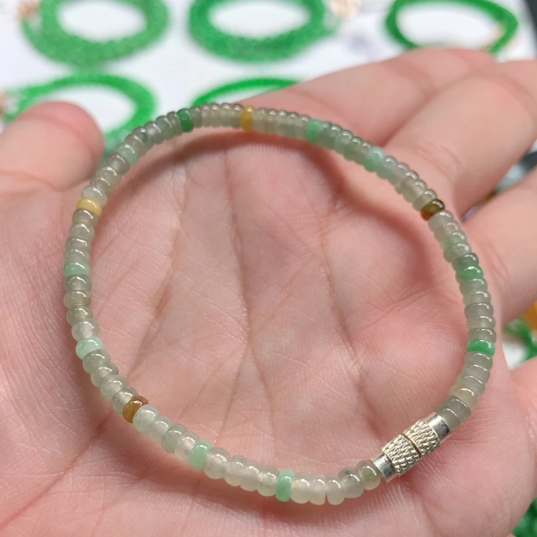 翡翠未镶嵌手链翡翠