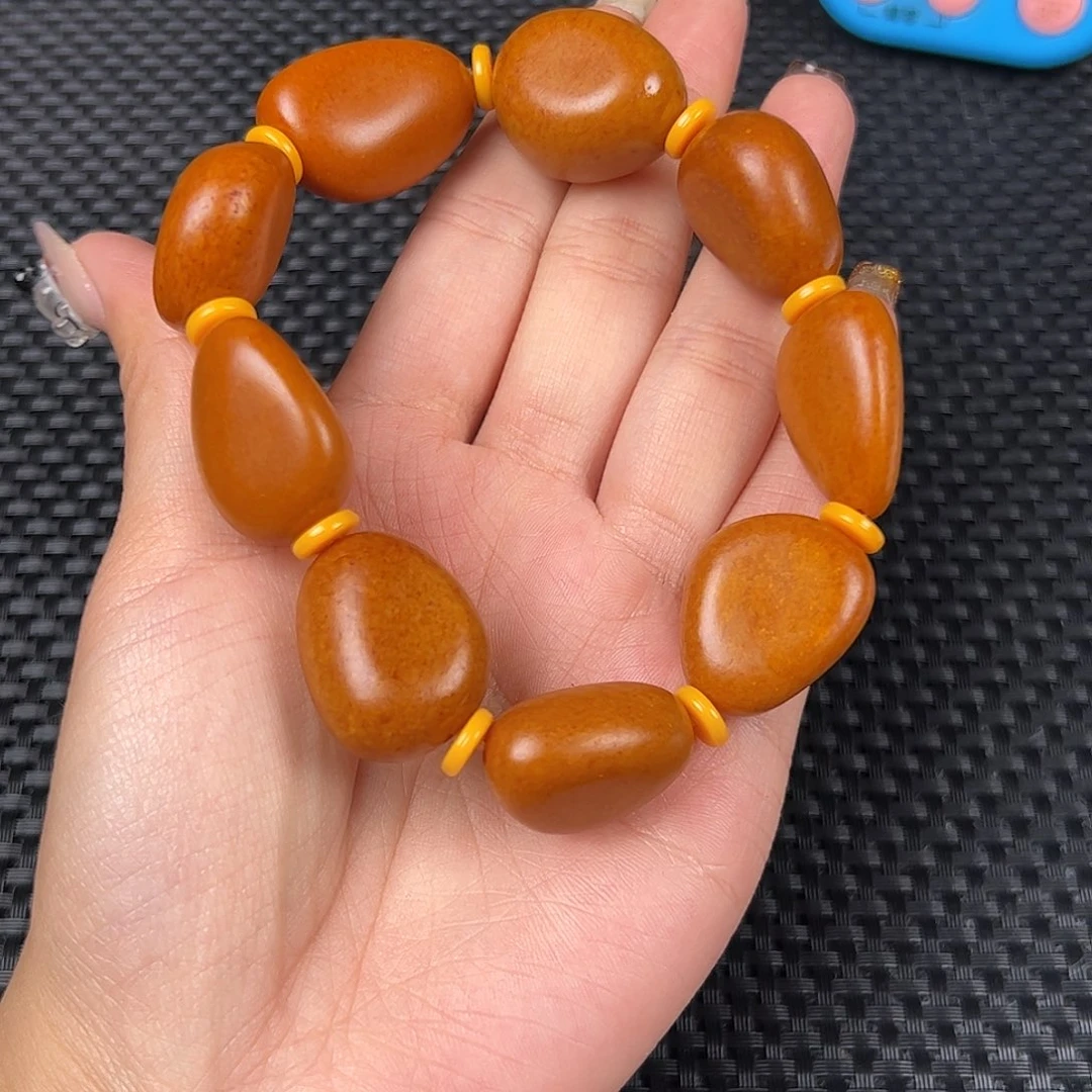 用***2定制手串满黄皮手串