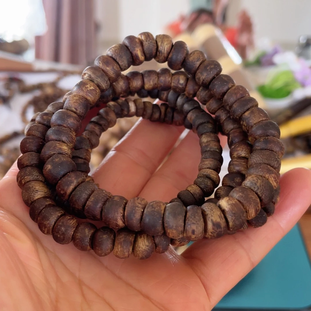 手串沉香白棋随型树心油多样拍一