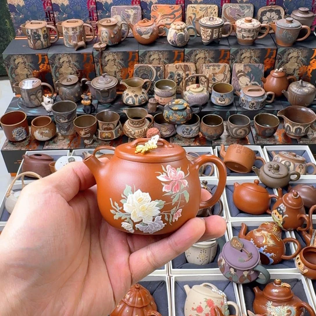 茶壶紫砂150ml原矿精工半手