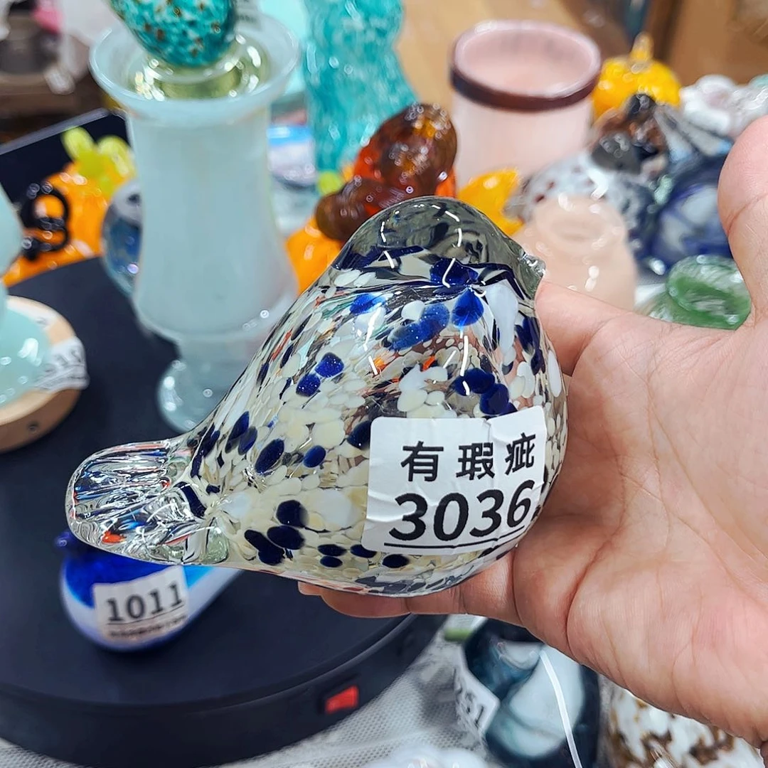 3036 家悦美居琉璃摆件瑕疵