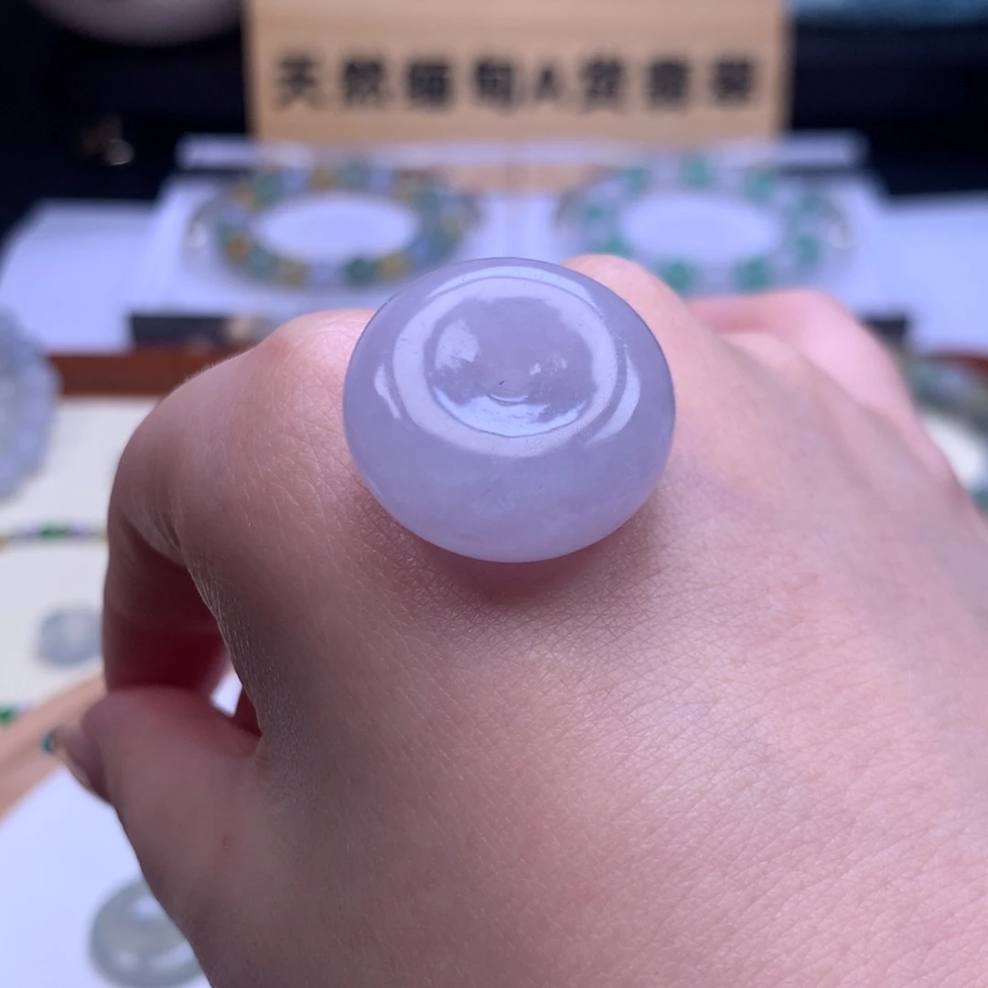 未镶嵌定制翡翠平安扣