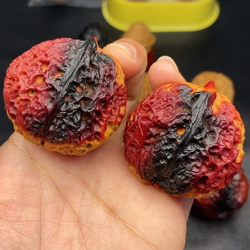 【闪购商品】把件文玩核桃43尺大寿桃