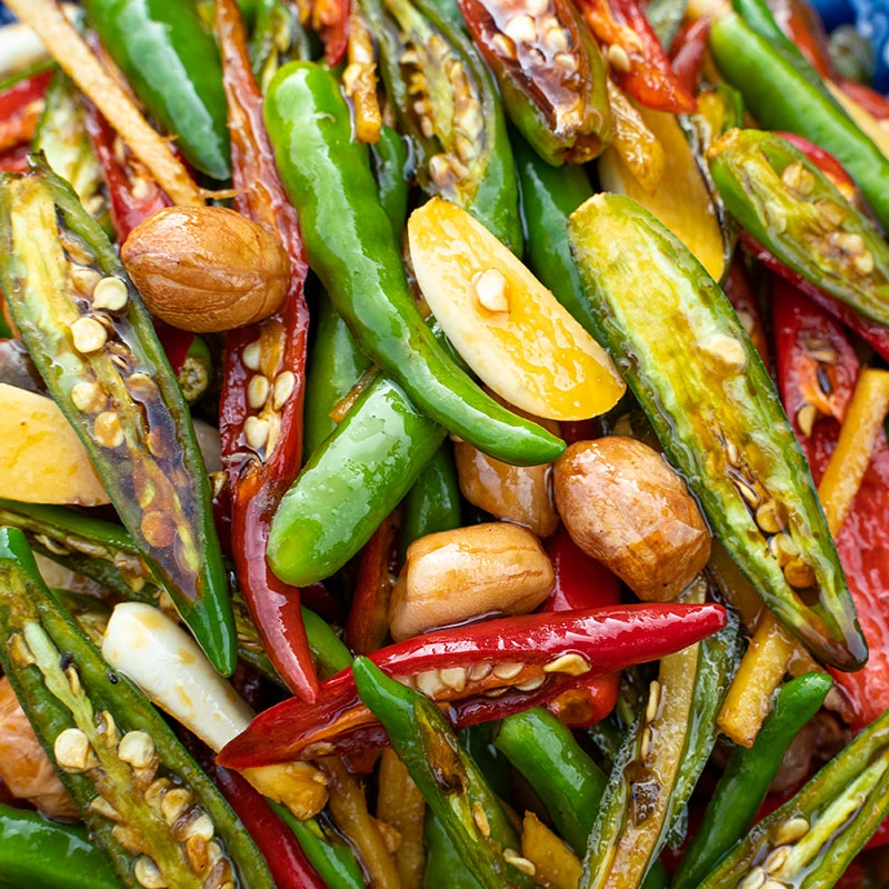 邳州农家手工腌辣椒下饭菜小米椒尖椒香辣开胃特产新鲜咸菜