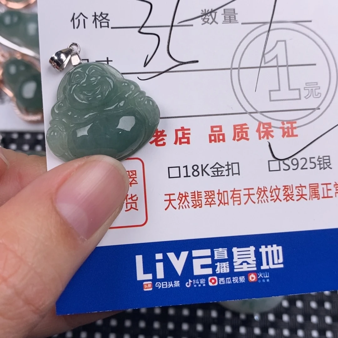 翡翠银S925镶嵌颈饰