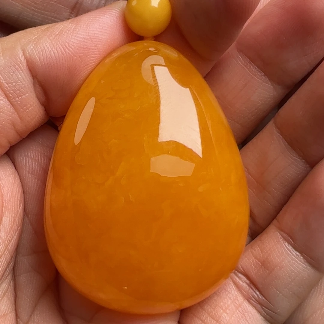 蜜蜡毛衣链未镶嵌无烤色无优化无补胶无煮蜜无覆膜无辐照