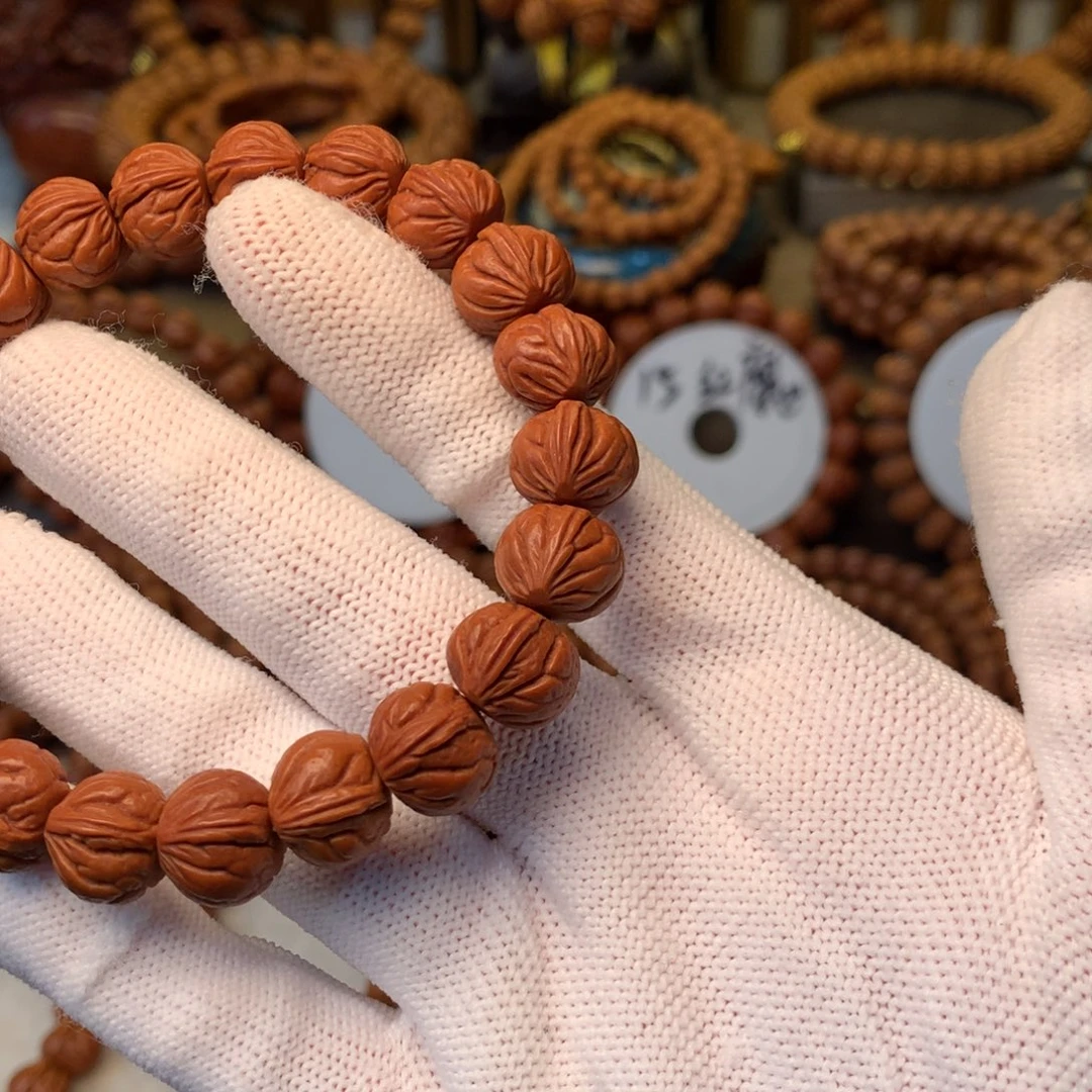 手串桃核秦岭龙纹