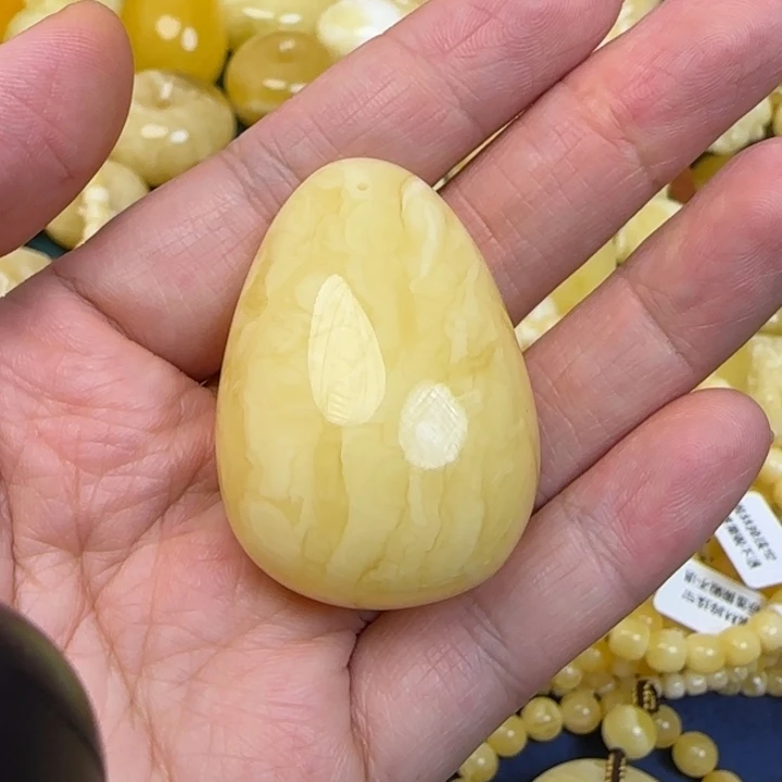 财***.未镶嵌颈饰蜜蜡天然蜜蜡