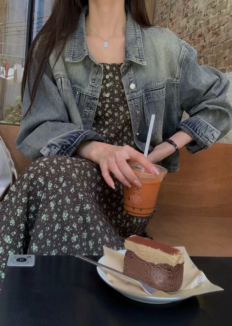 3925#新款女装时尚牛仔外套