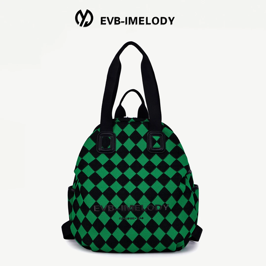 EVB 新款网红ins休闲双肩包简约百搭包包潮流时尚高颜值单肩包