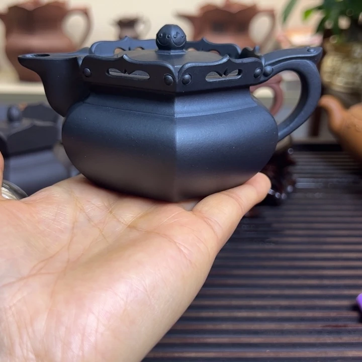 家***莉紫砂公道杯宜兴紫砂180