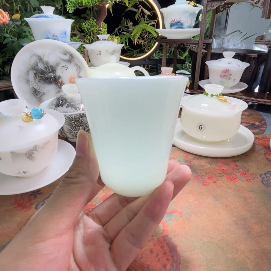 璞玉天青色闻香杯70ml