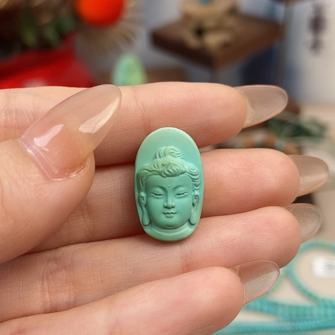 绿松石雕刻件未镶嵌