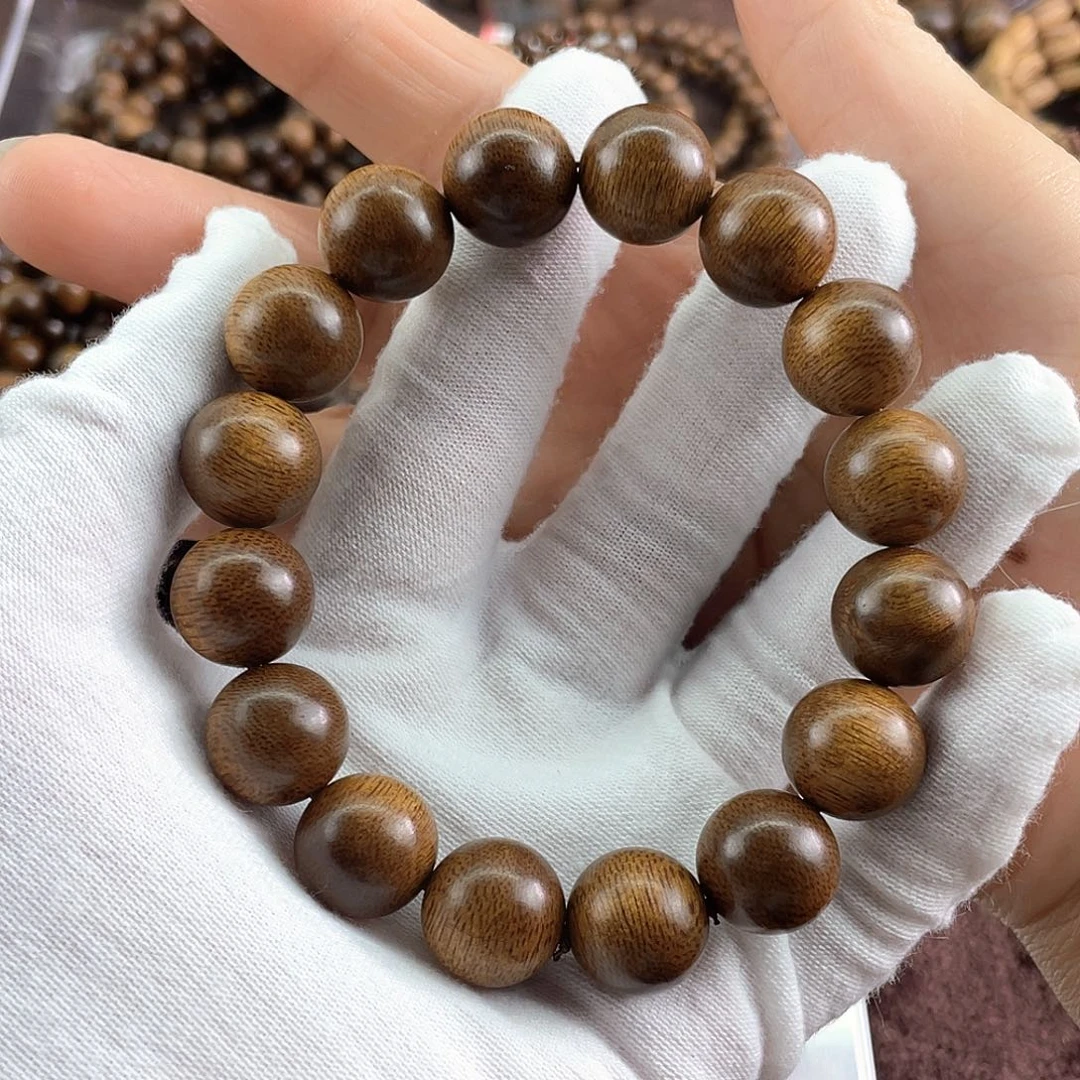 沉香手串姻越南芽庄黄棋