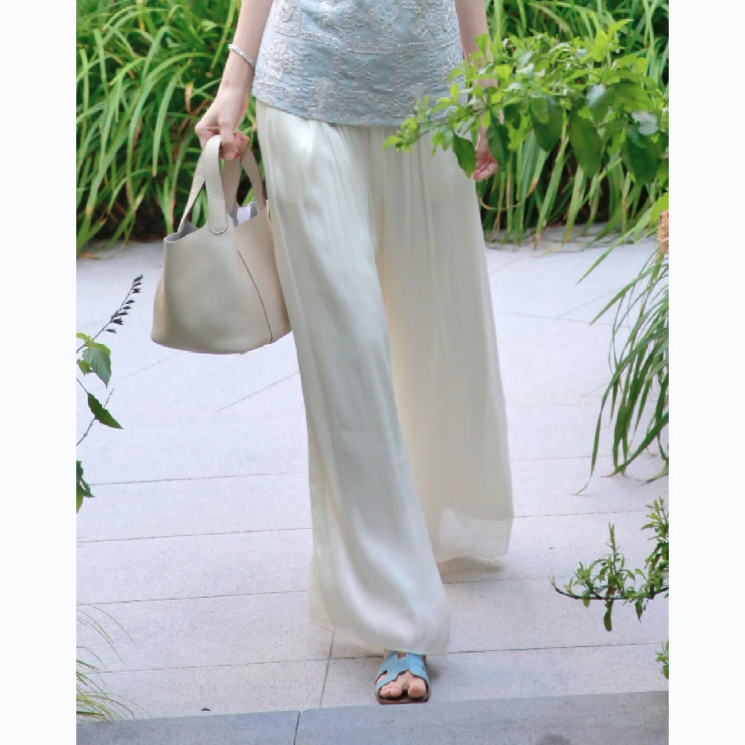 【痘痘私服】|【鎏光裤】超仙鎏光纱飘逸裙裤