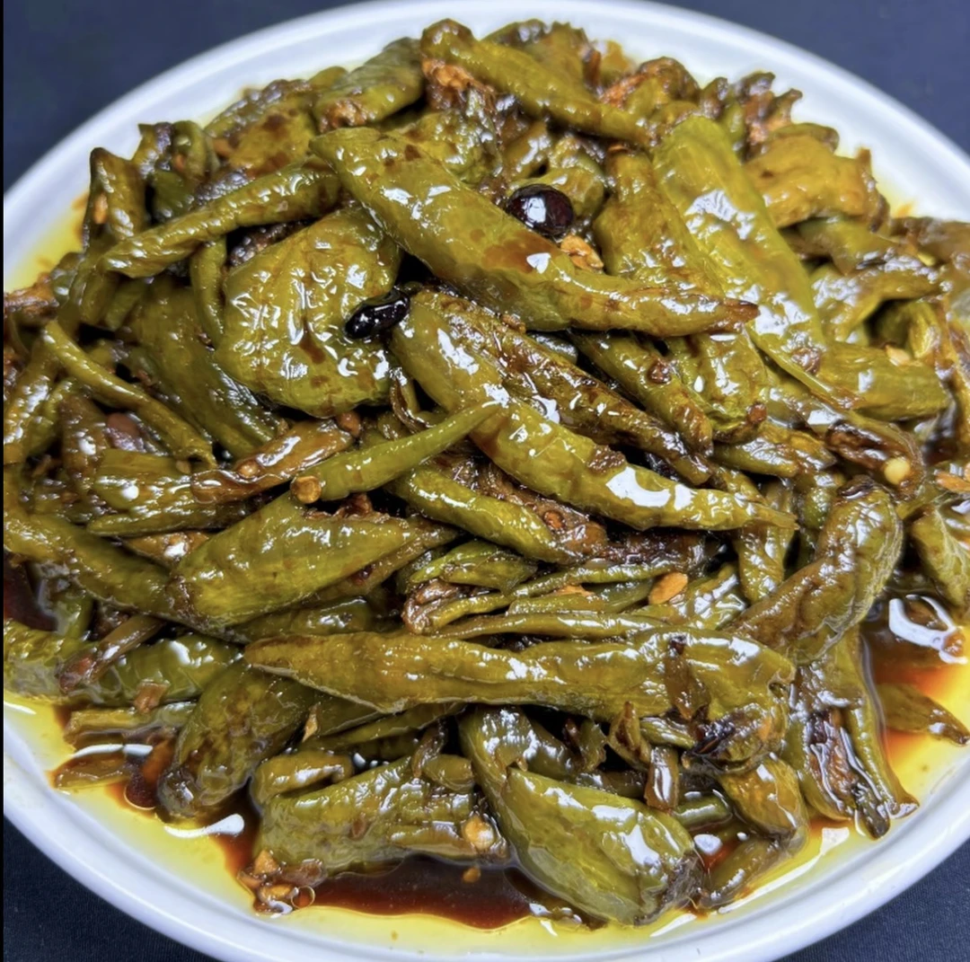 江西下饭菜酱酱香螺丝椒酱菜腌菜咸辣椒辣椒脆嫩鲜香青椒酱范玮琪