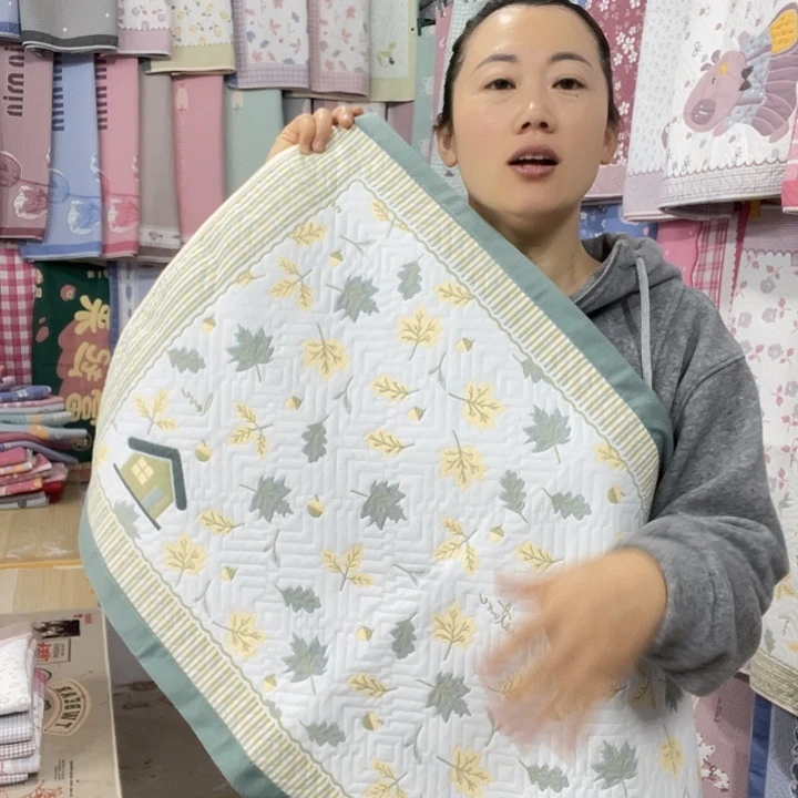 棉特价促销绿色枫叶