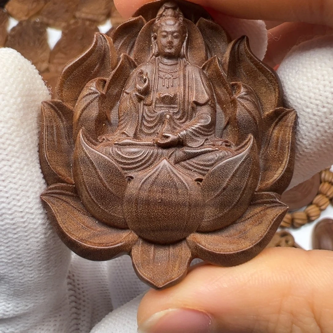 檀香木莲花观音老山檀
